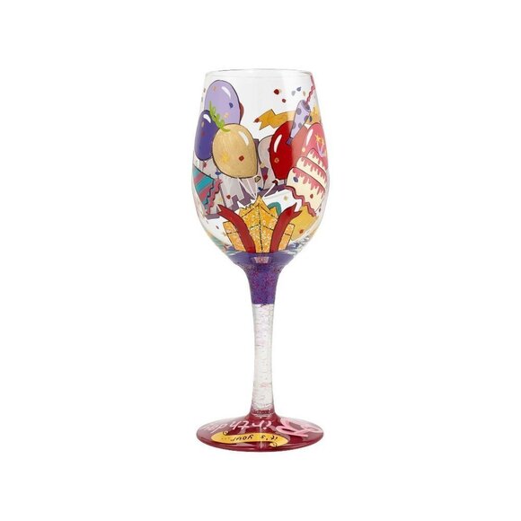 𝅺FEBRUARY Wine Glass New - Picture 2 of 3